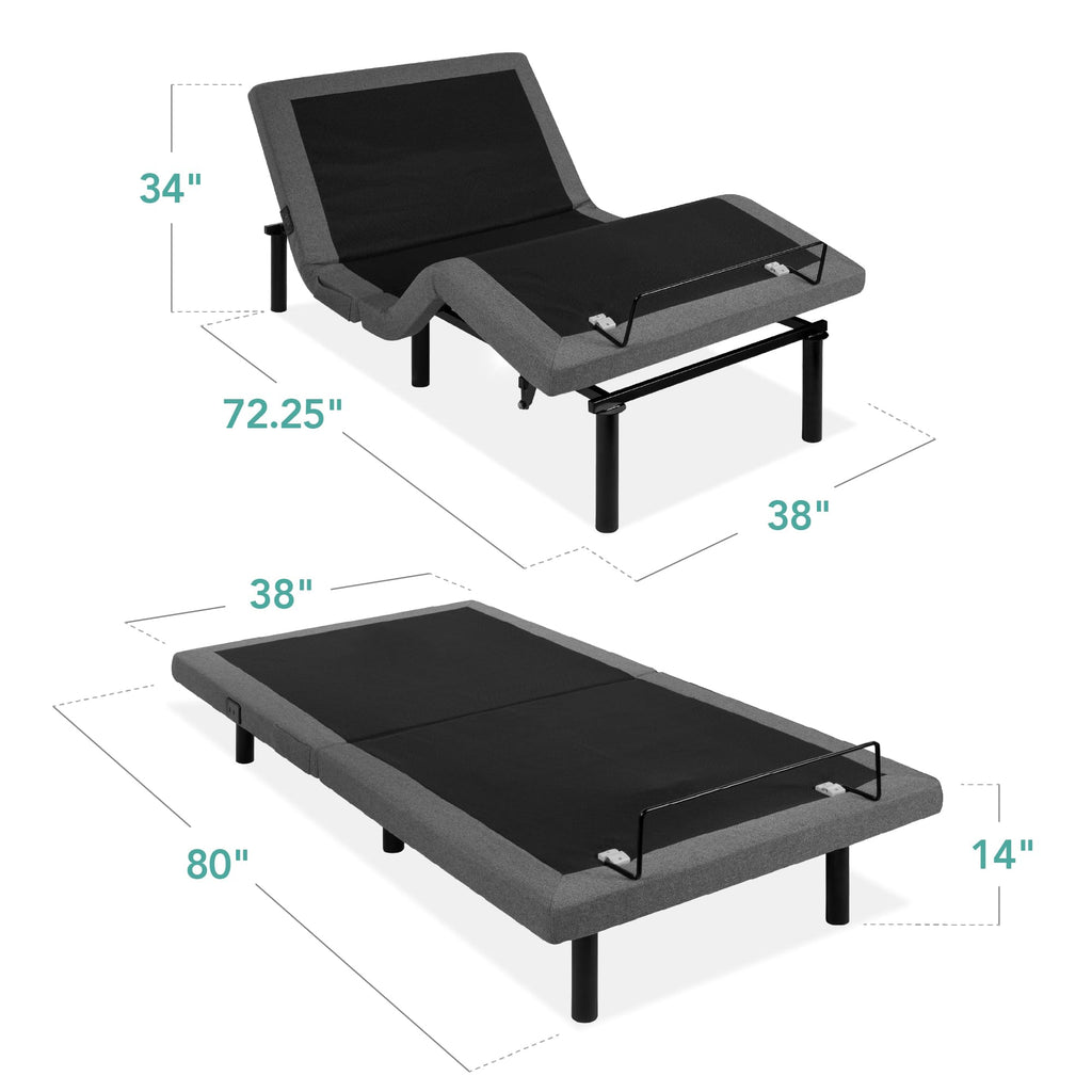 Twin XL Size Adjustable Bed Frame J11355