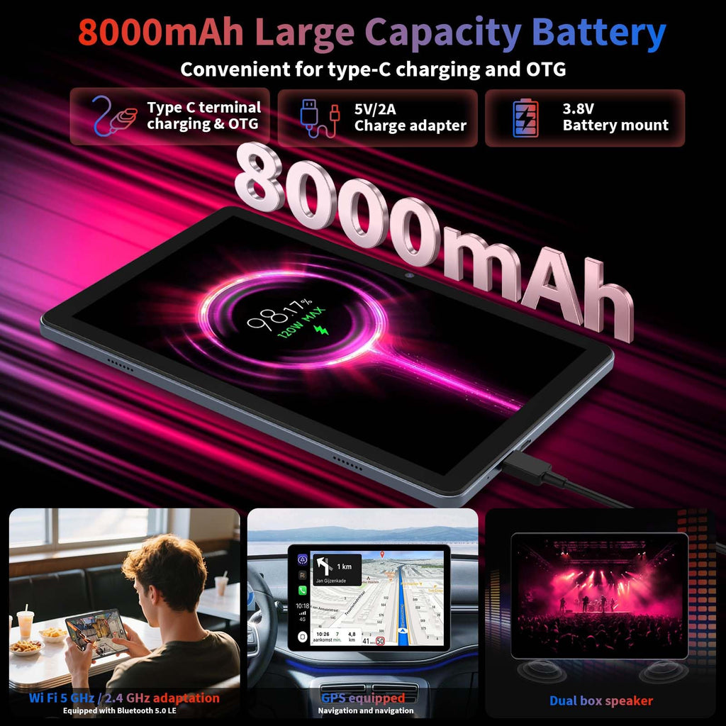 10 inch Android Tablet with Keyboard K65384