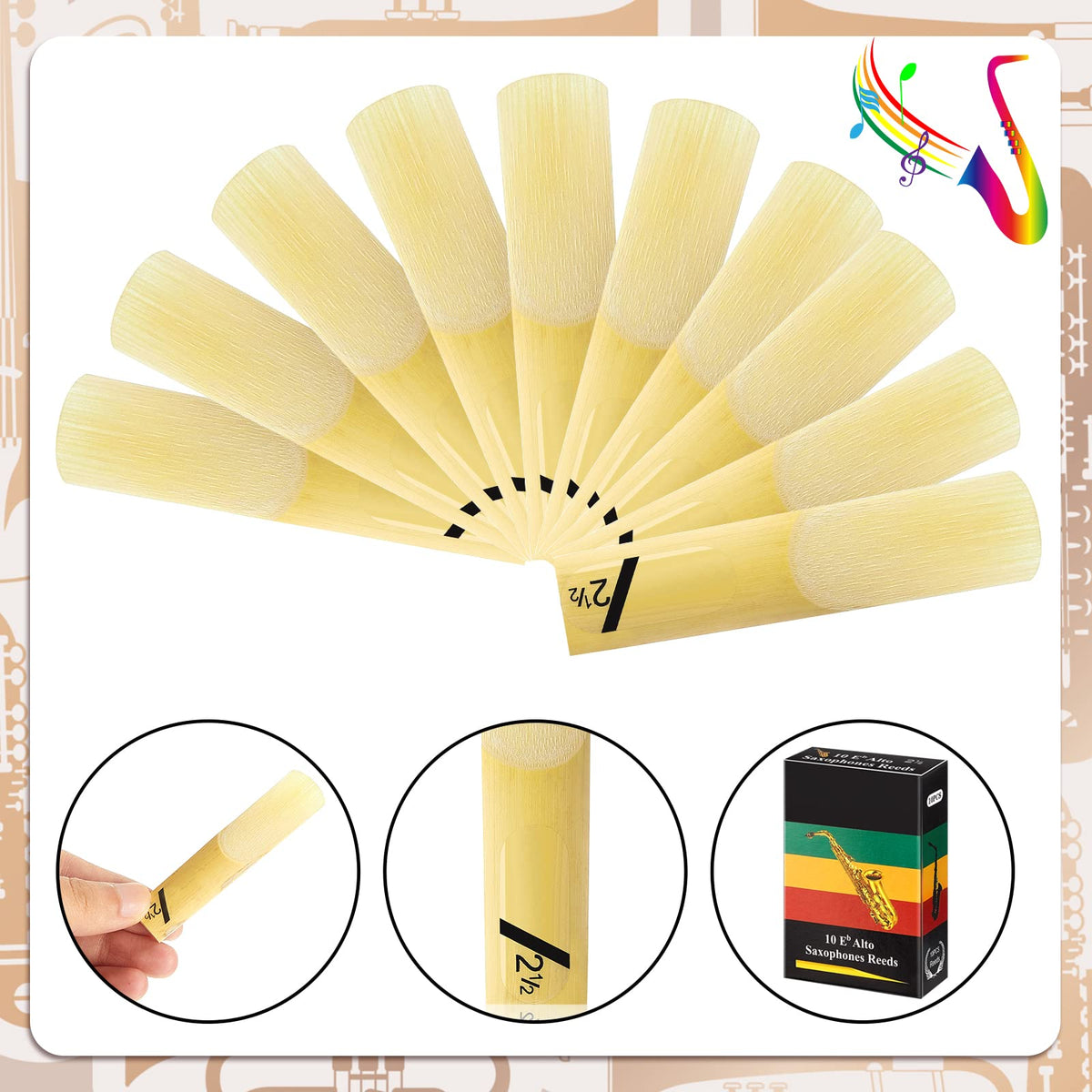 Alto Saxophone Reeds Strength 2.5 W398795