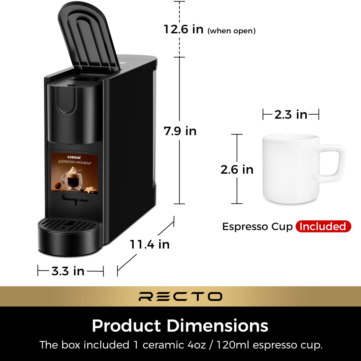 Black Espresso Machine R18973