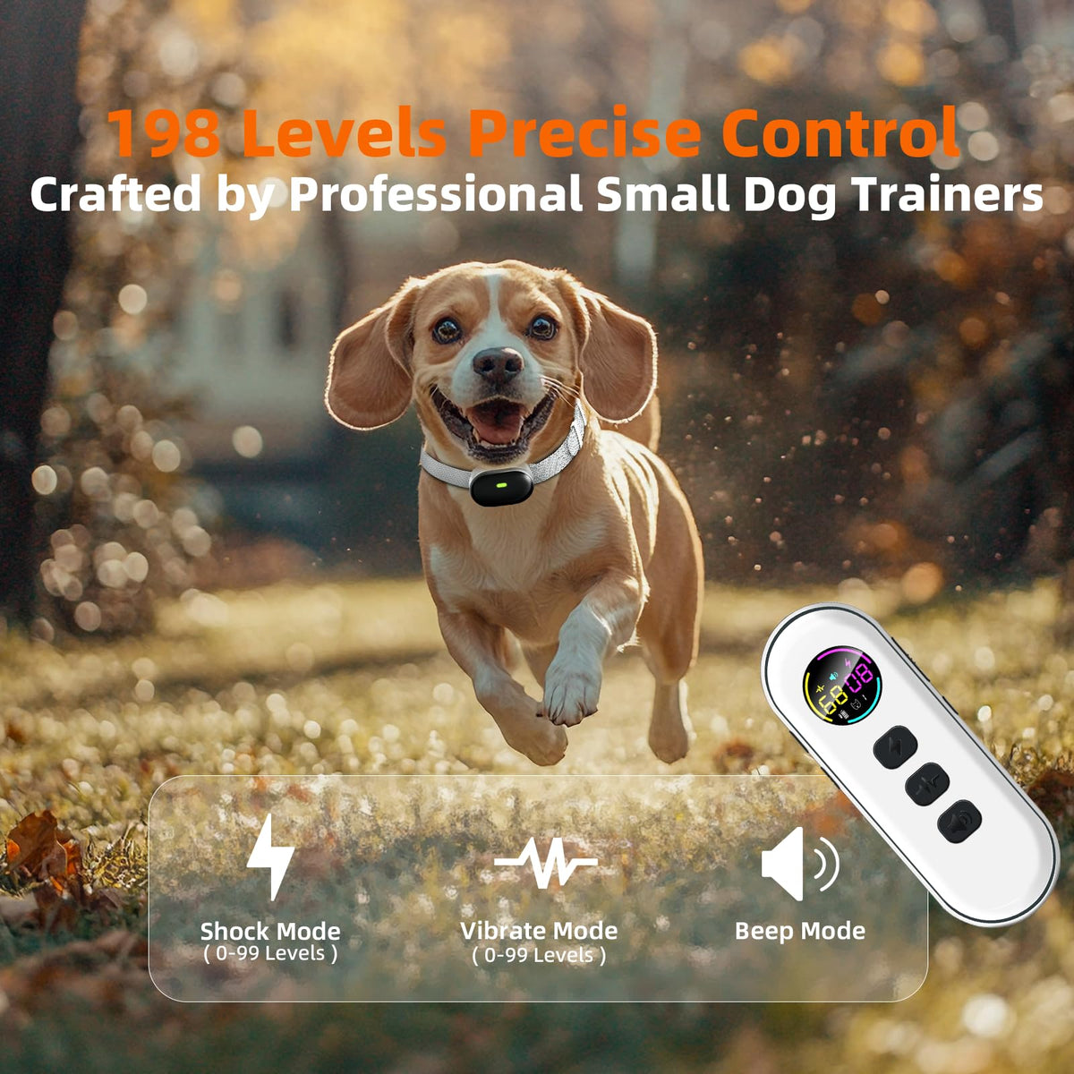 Ultra-Light Slim Dog Training Collar with Remote A719