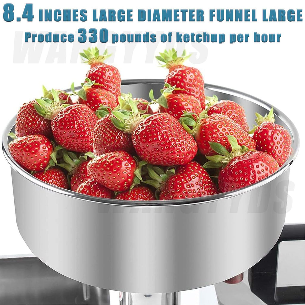 450W Electric Tomato Strainer Stainless Steel G558