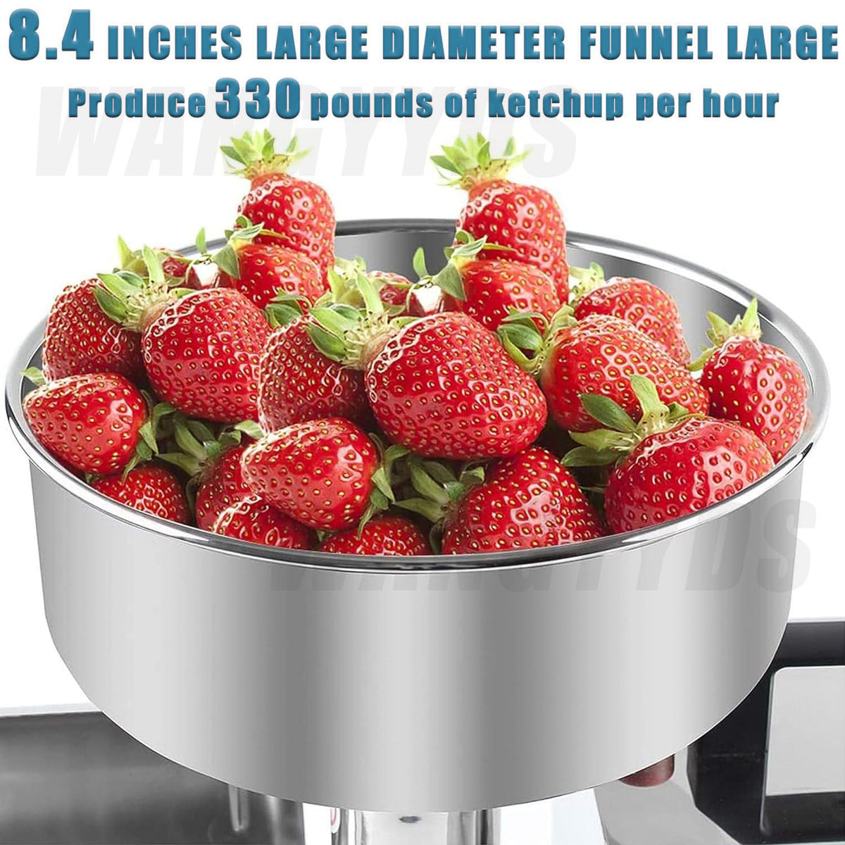 450W Electric Tomato Strainer Stainless Steel G558