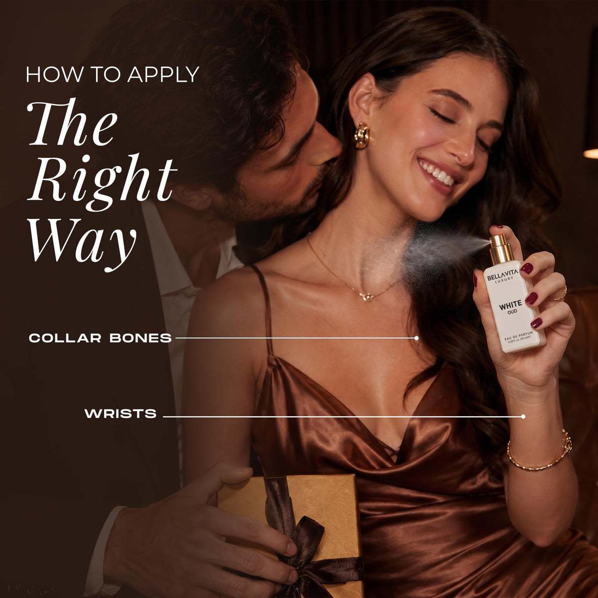 Unisex Perfume Gift Set with Honey & White Oud K609