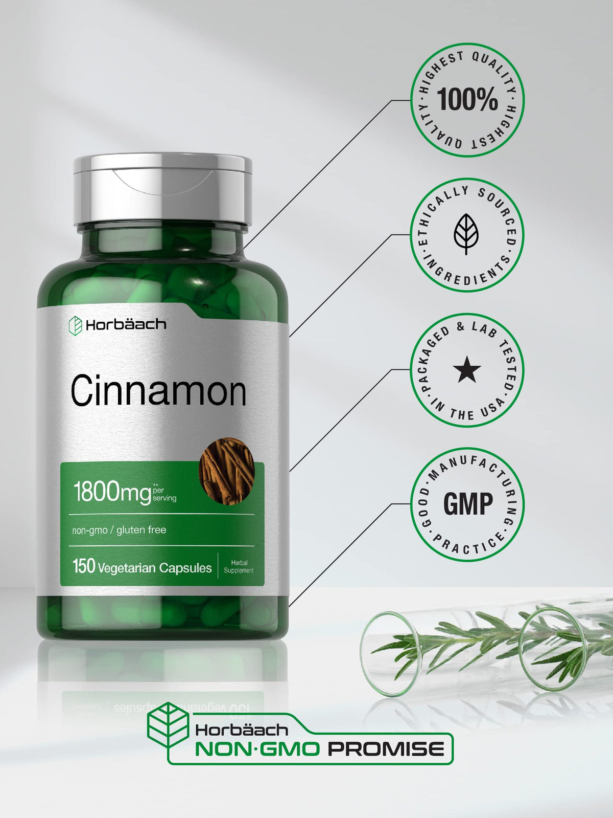 Cinnamon Capsules 150 Count N290
