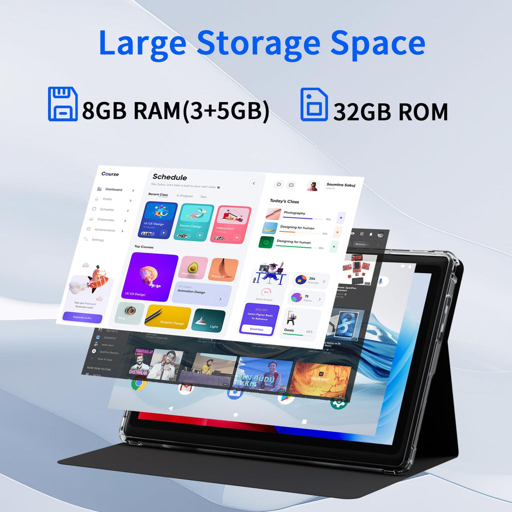 7 inch Tablet 8GB RAM 32GB ROM Quad Core Dual Camera 3000mAh Q543343