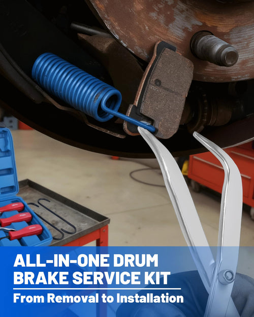 10-Piece Drum Brake Tool Kit with Case & Gloves G82670