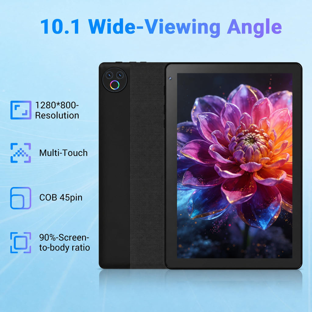 Android 16 Tablet with Keyboard Mouse Stylus Case, 24GB RAM 1TB TF Expand, 10 inch HD IPS Screen Z8863