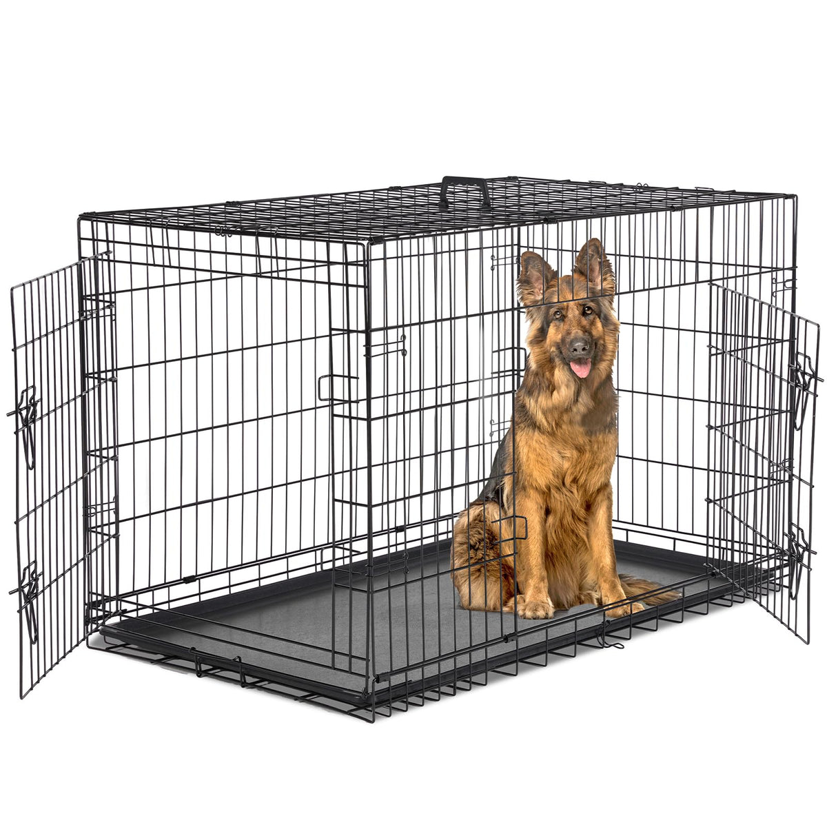 48 Inch Double Door Dog Crate E852491