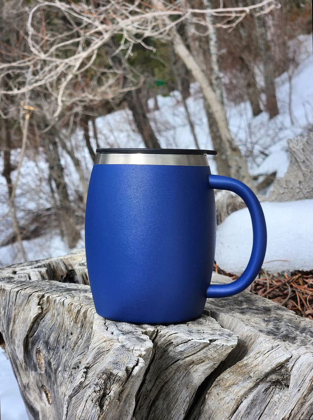 Stainless Steel Insulated Coffee Mugs Set of 2 14oz P5792