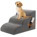 3-Steps Dog Stairs Ramp with Non-Slip Waterproof Fabric Cover T2279