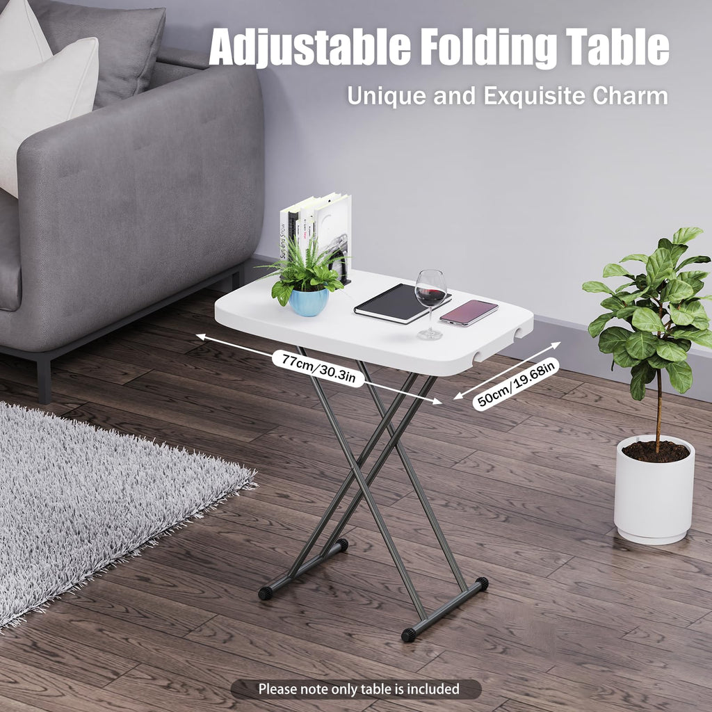 30 Inch Adjustable Folding Table H193503