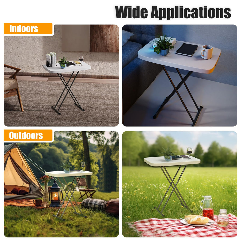 30 Inch Adjustable Folding Table H193503