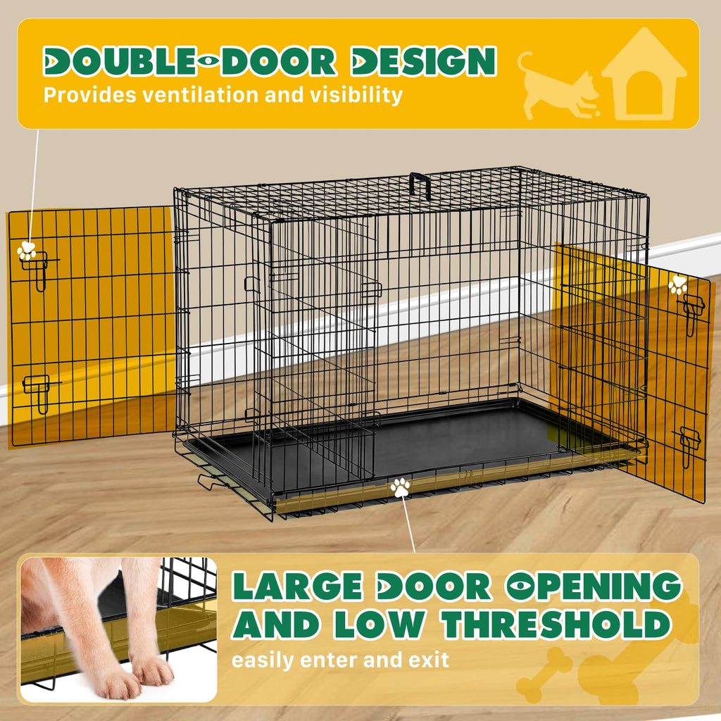48 Inch Double Door Dog Crate E852491