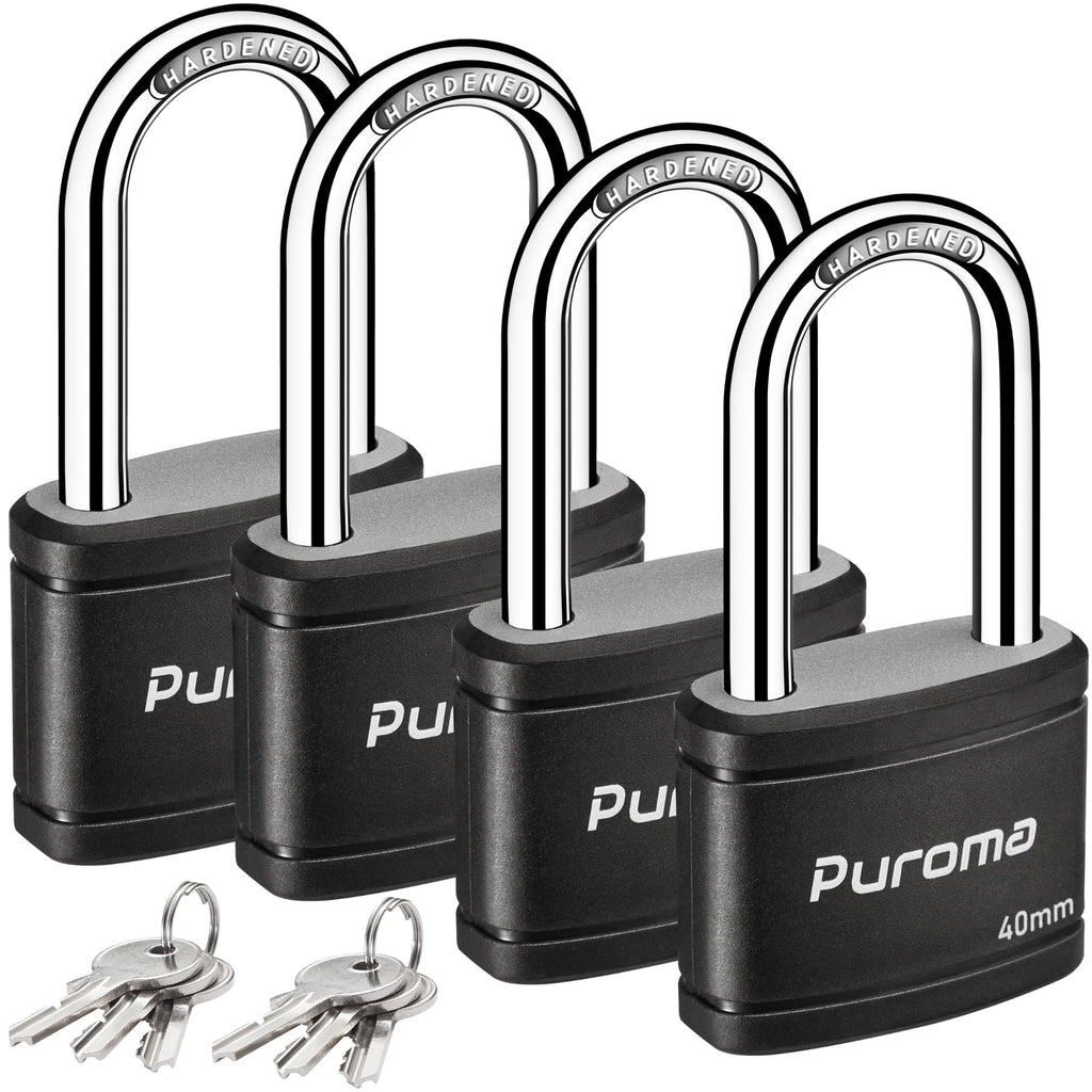 4 Keyed Padlock 6 Keys Alike 40mm A58843