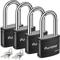 4 Keyed Padlock 6 Keys Alike 40mm A58843