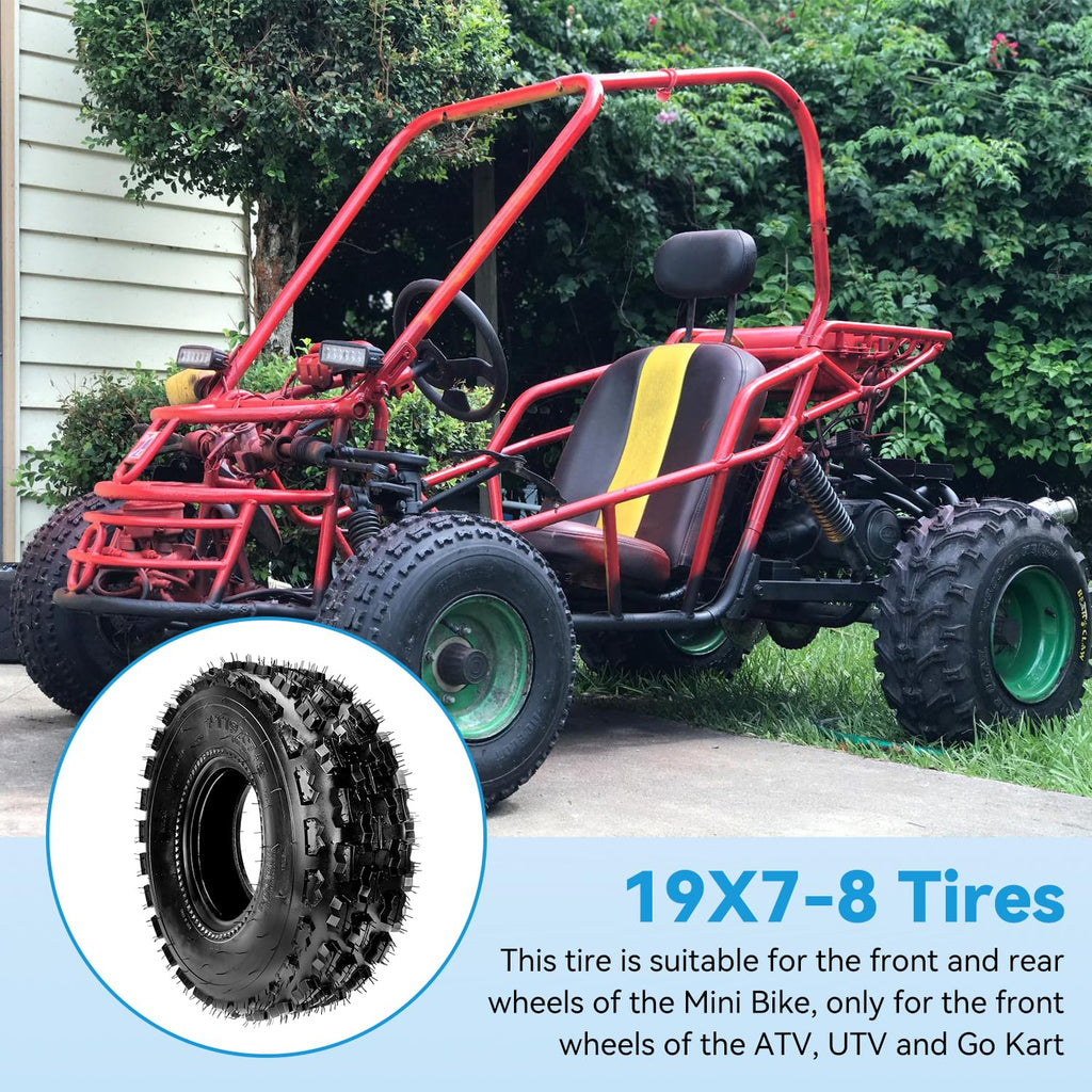 19x7-8 Mini Bike Tire Tubeless C2433