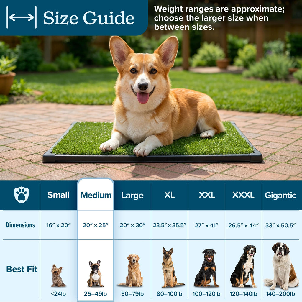 Artificial Grass Puppy Pee Pad Set of 3 A73516