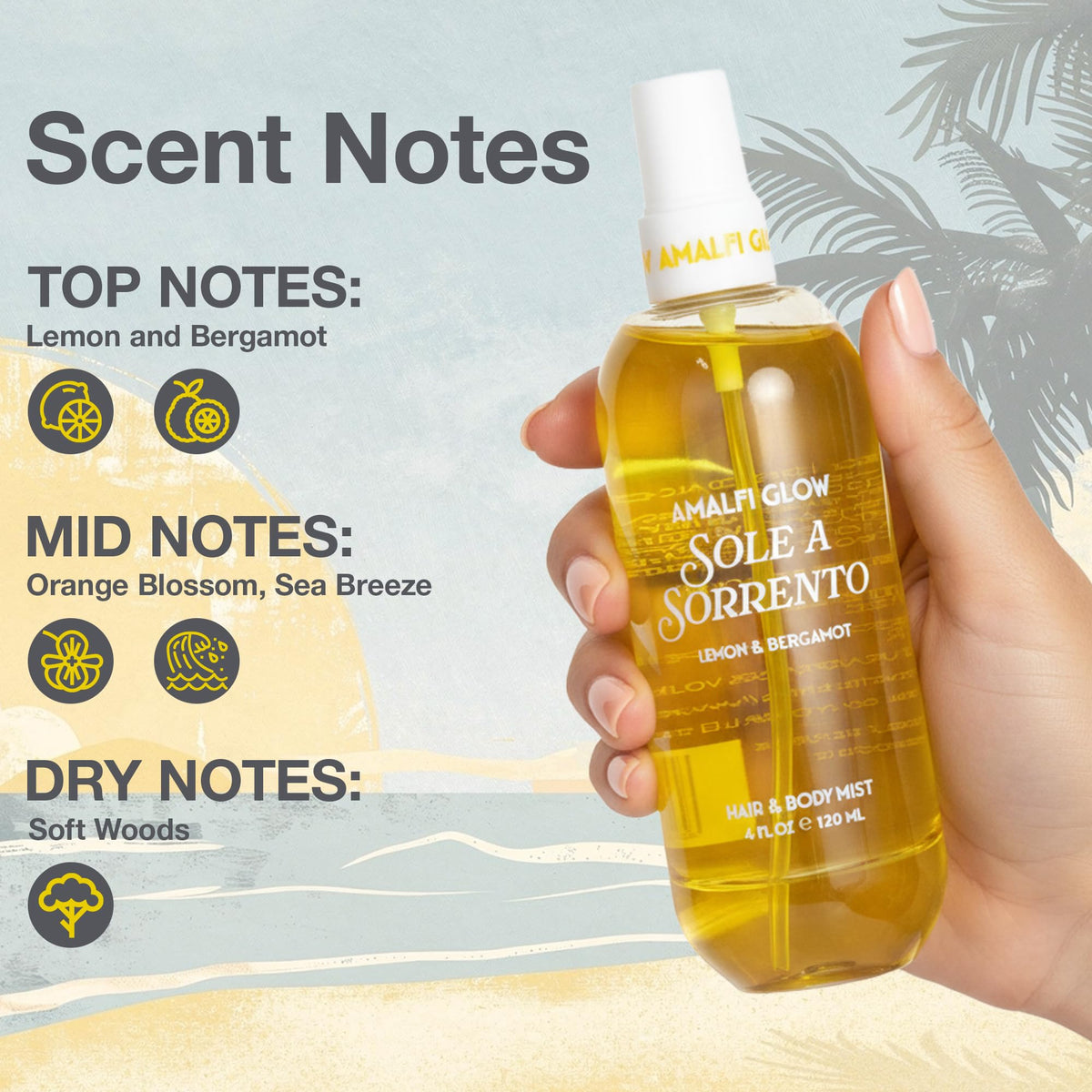 Hair & Body Mist Lemon & Orange Blossom 120 ml S5423