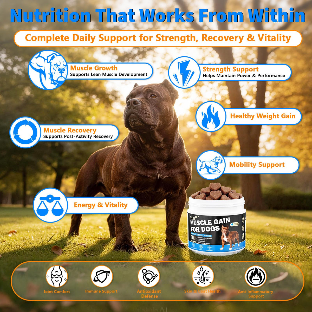 Dog Weight Gainer Soft Chews E413