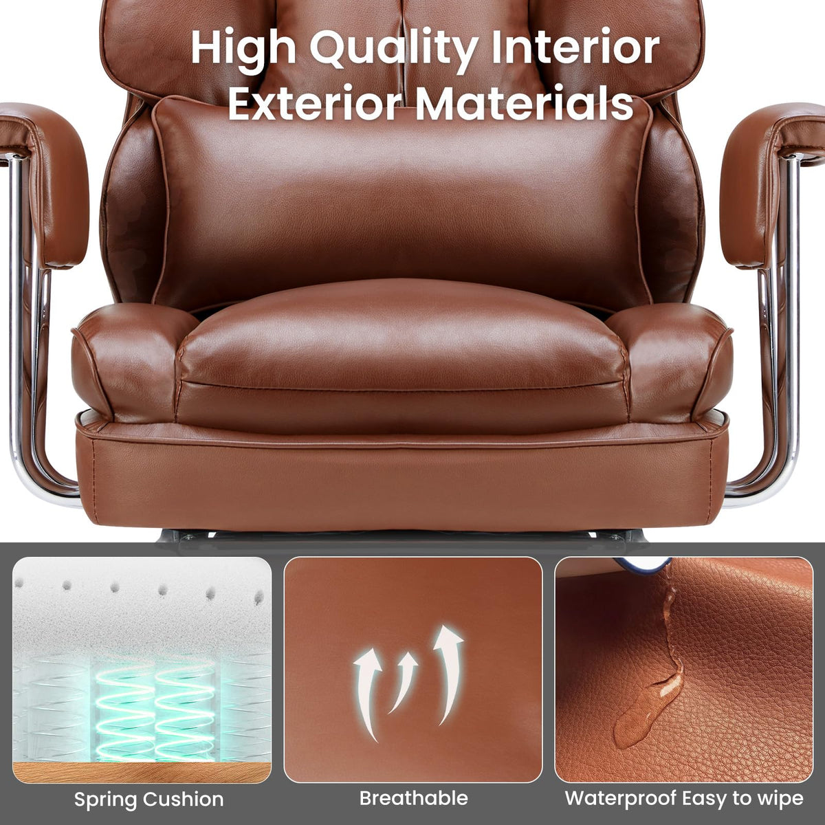 Big and Tall Executive Chair with Foot Rest R966