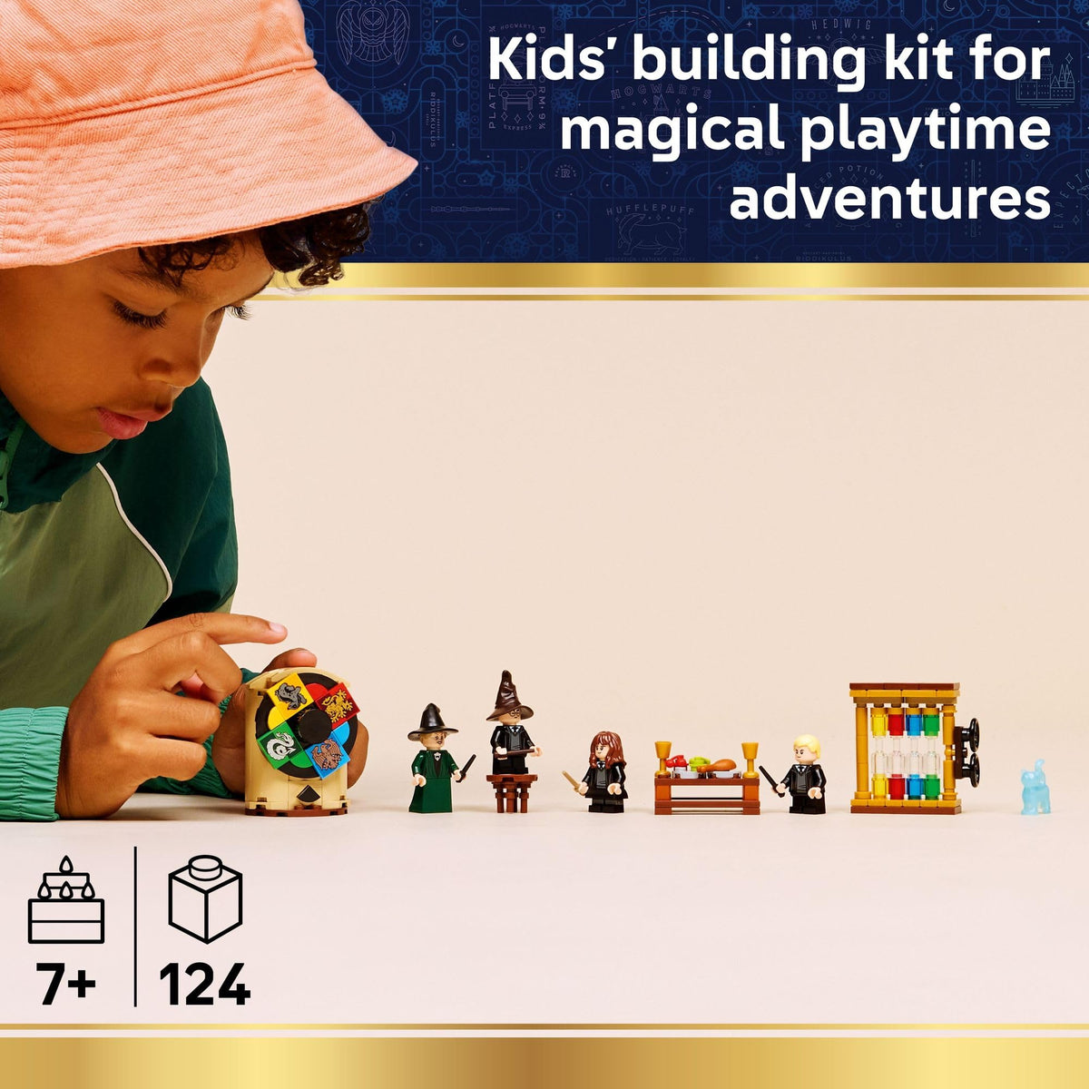 LEGO Harry Potter Hogwarts Castle Sorting Hat Ceremony 76460 P21233