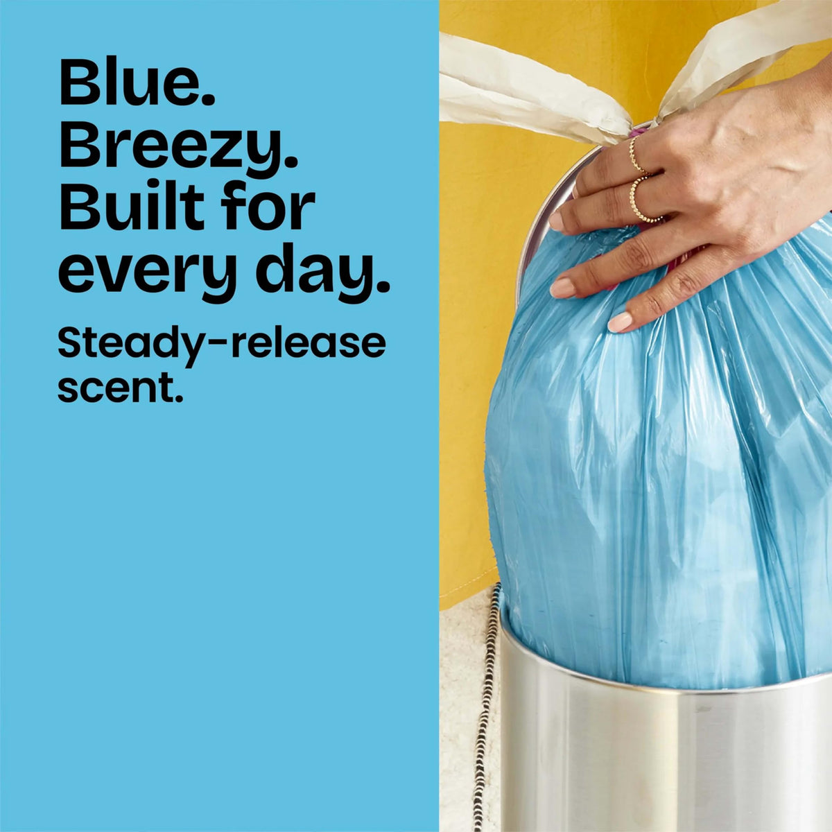 Small 4 Gallon Drawstring Trash Bags 80 Count U9714