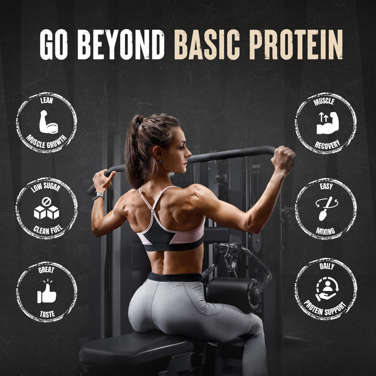 100% Whey Protein Powder Chocolate 4LB P547