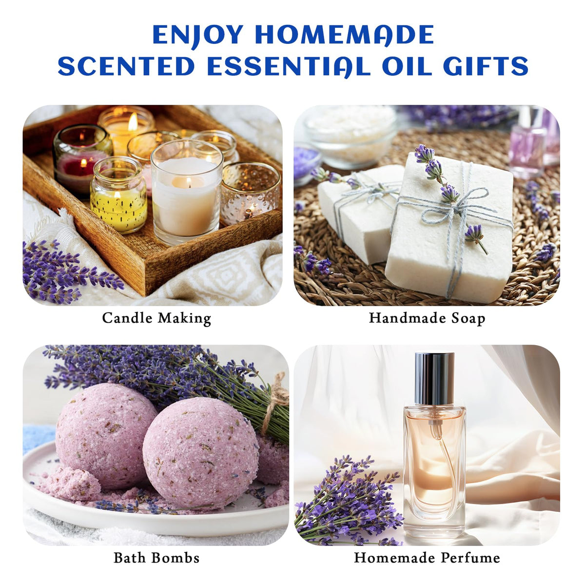 100ML Lavender Essential Oil & 150ML Fragrance Oil M7036