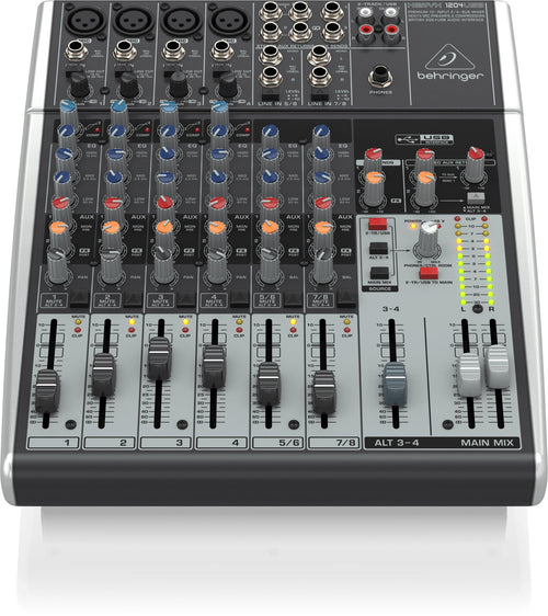 12-Input 2/2-Bus Mixer with Mic Preamps and USB Audio Interface G30018