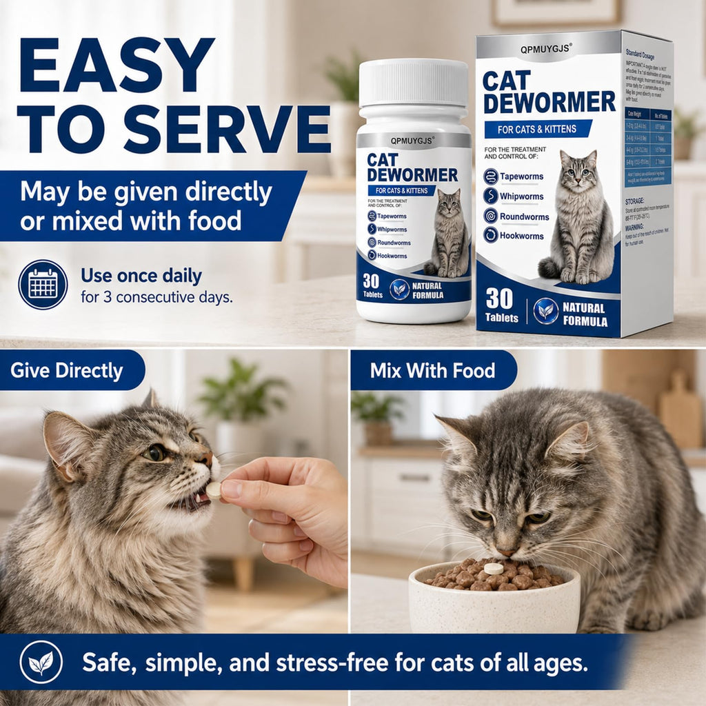 Dewormer for Cats & Kittens 30 Tablets R654