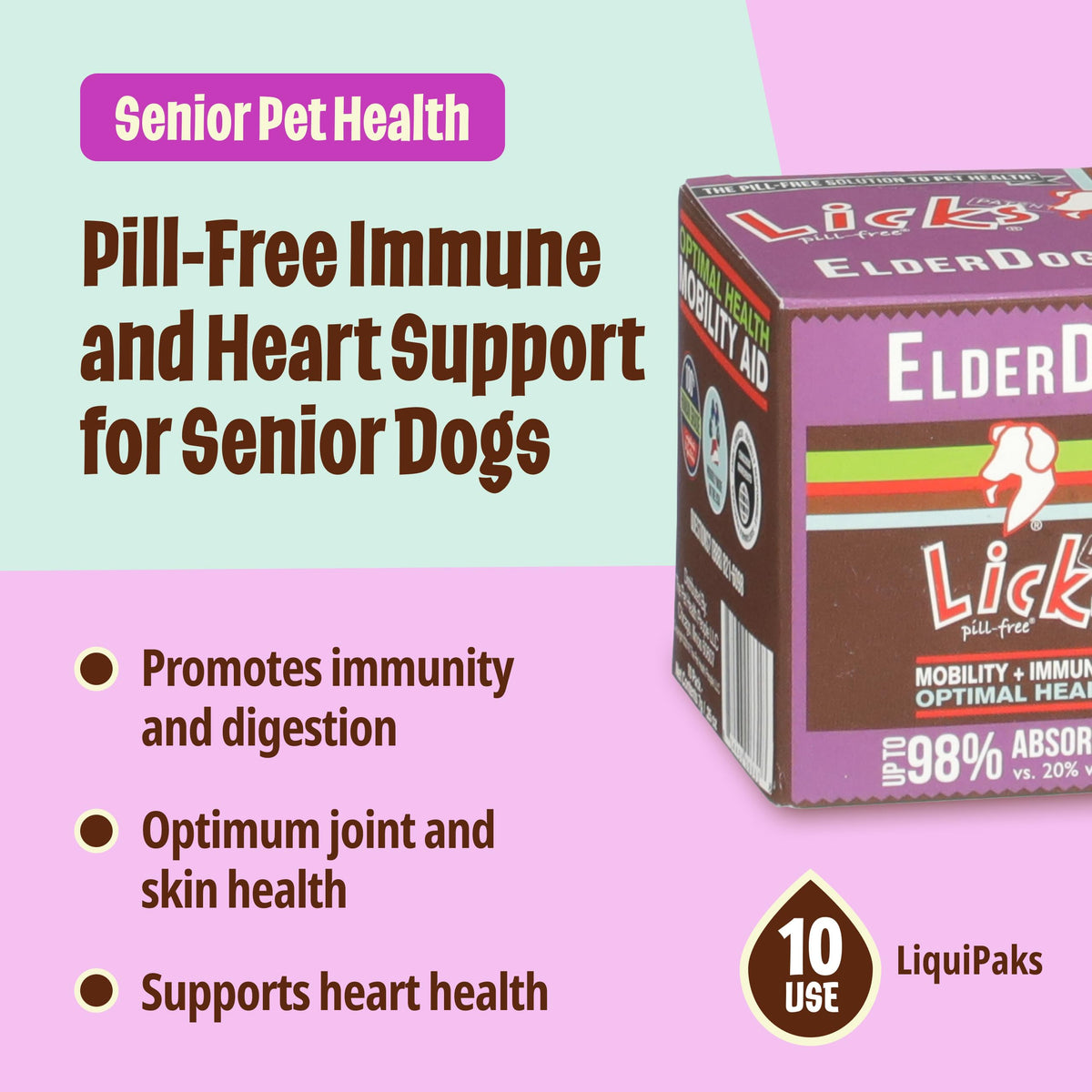 Omega 3 Senior Pet Health 10 Packets W398791