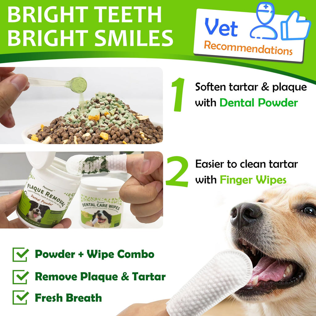 Dental Care Wipes for Dogs and Cats, 50 Count V29418