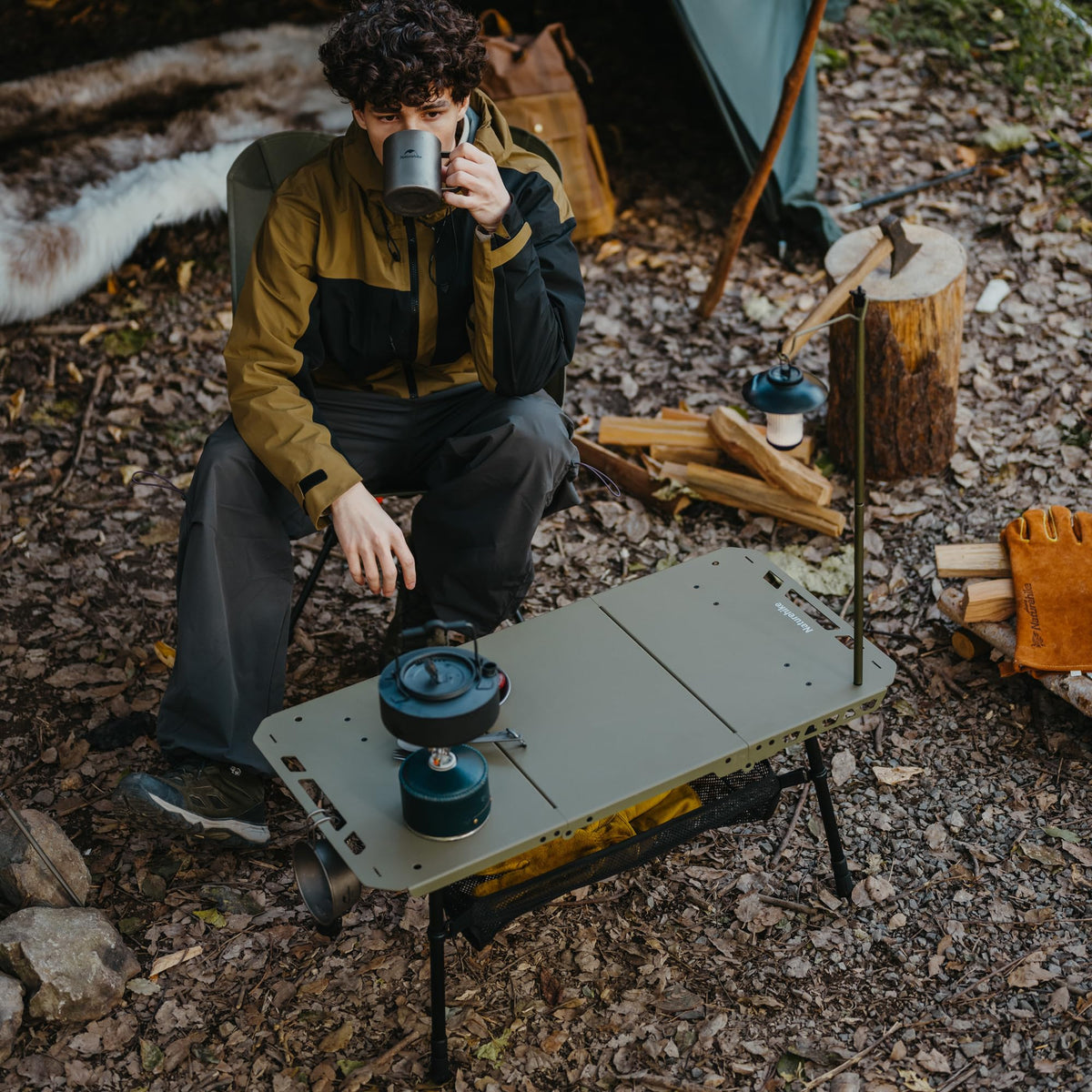 Adjustable Height Camping Table V44394