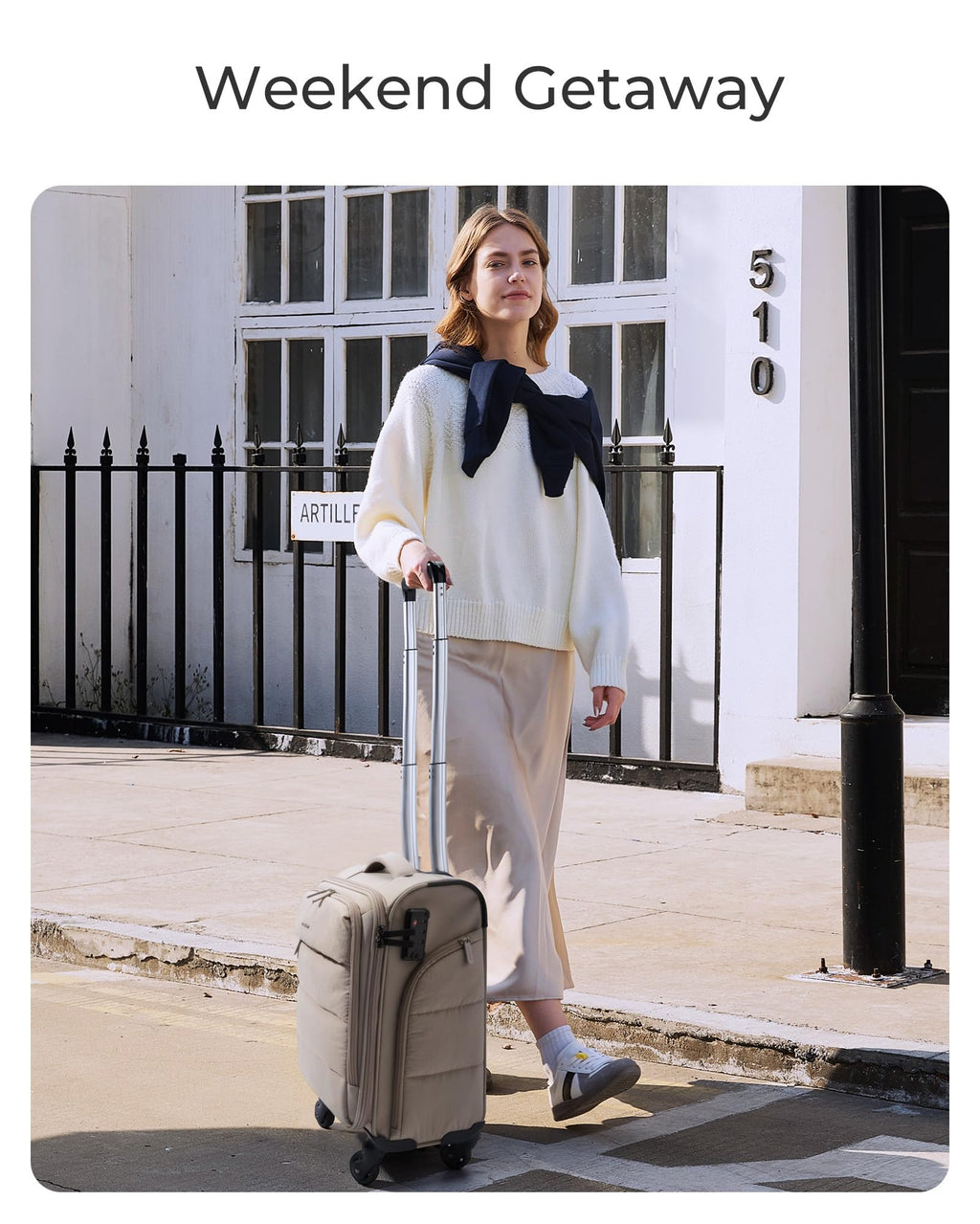 Black Softside Underseat Suitcase with Wheels Z79752