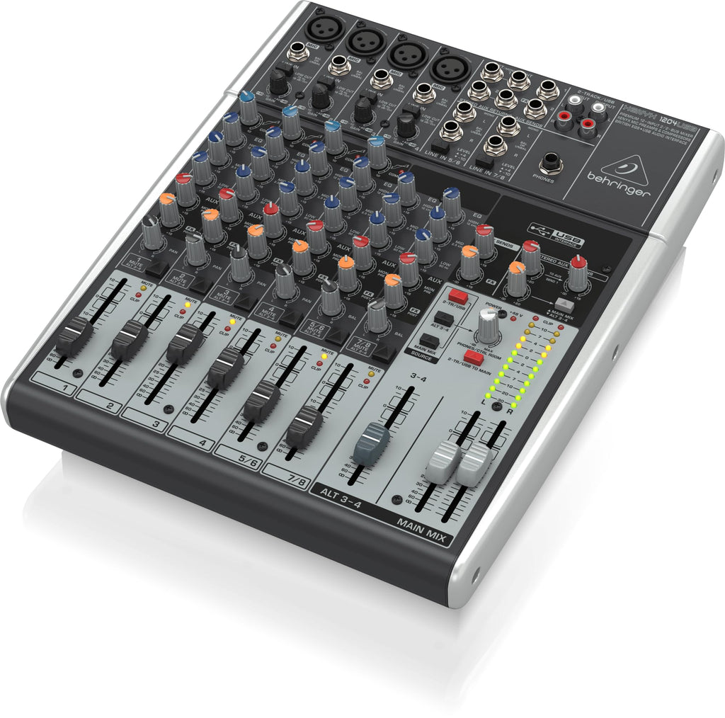 12-Input 2/2-Bus Mixer with Mic Preamps and USB Audio Interface G30018