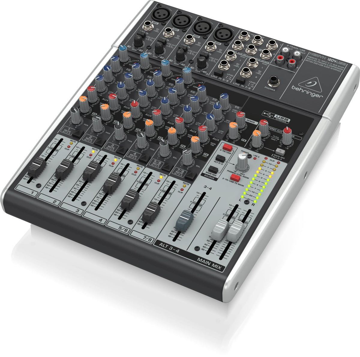 12-Input 2/2-Bus Mixer with Mic Preamps and USB Audio Interface G30018