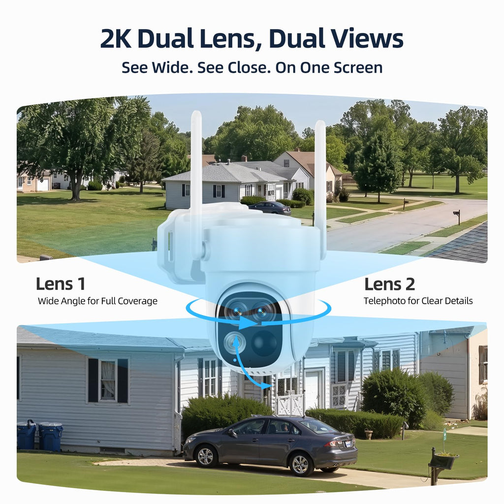 Wireless Outdoor Security Cameras 4-Cam System with Hub W14455
