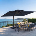 10x13 FT Cantilever Patio Umbrella with Base F44577