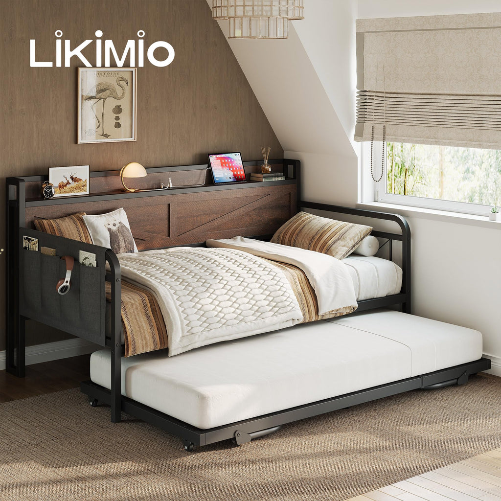 Twin Daybed with Pop Up Trundle M632
