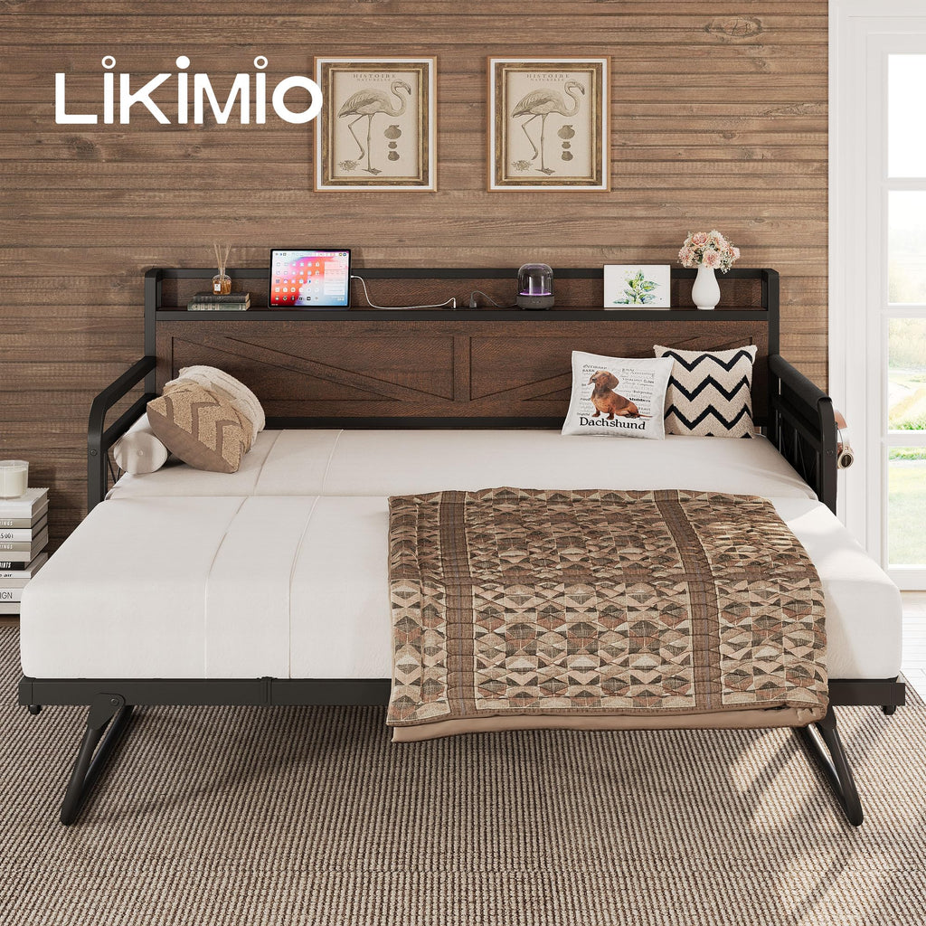 Twin Daybed with Pop Up Trundle M632