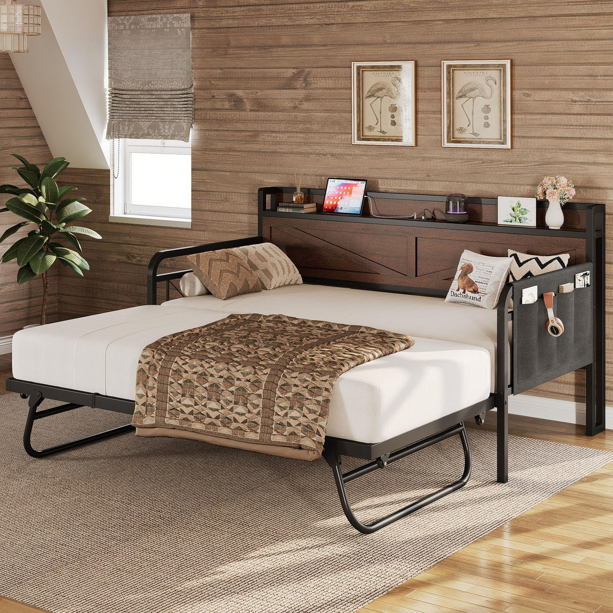Twin Daybed with Pop Up Trundle M632