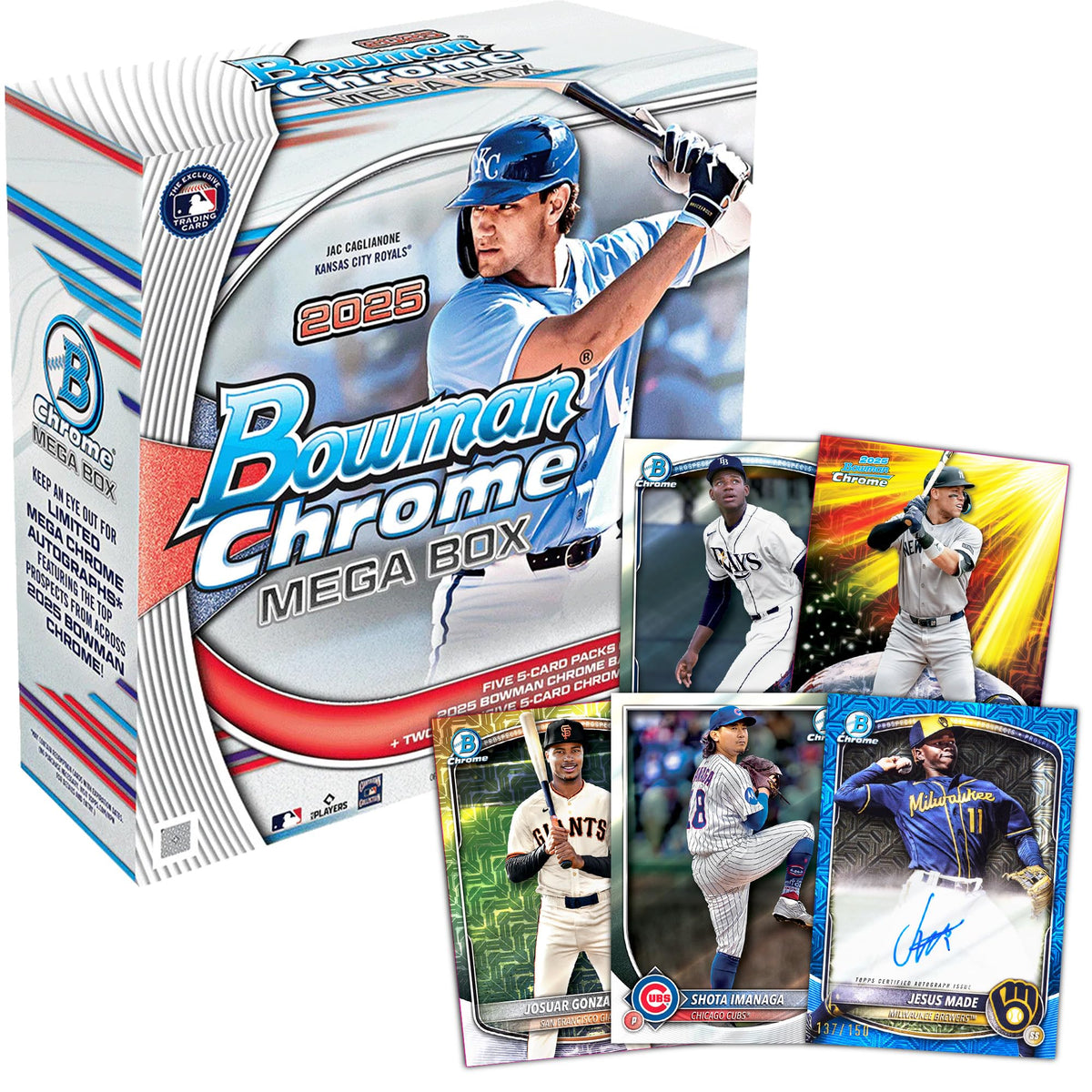 2025 Bowman Chrome Baseball Mega Box R3046