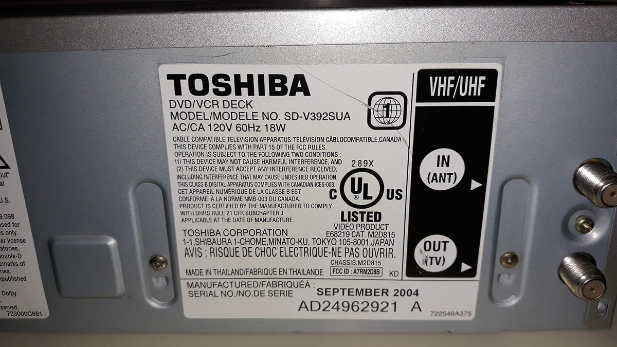 DVD/VCR Combo, Silver S8644